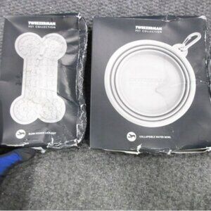 Feeding set licky mat and collapsible bowl NIB